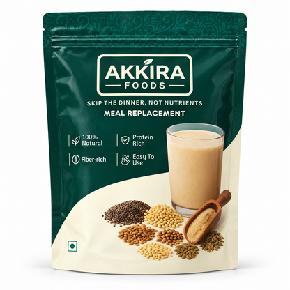 Akkira Foods Weight Loss Powder – Natural Meal Replacement for Men & Women | 1 Month Pack
