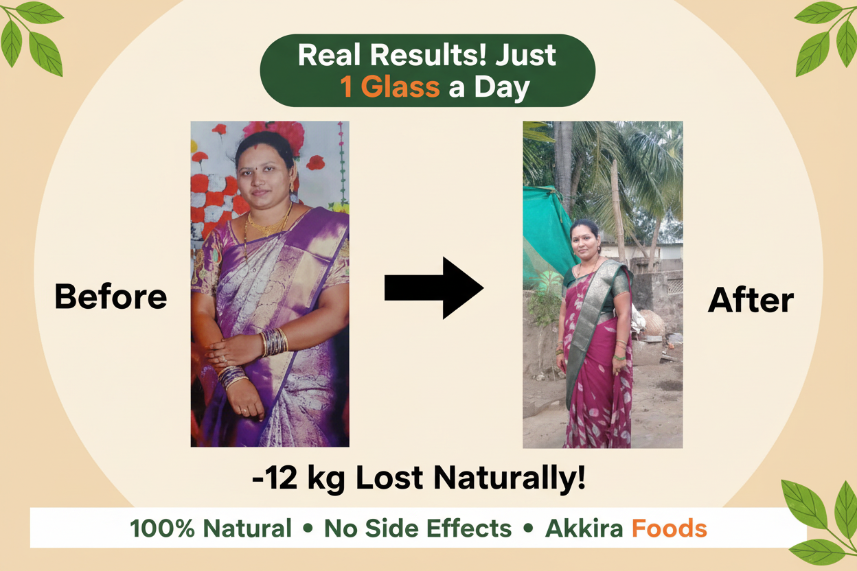 Real Transformation  of indain women after using best weight loss powder available in india