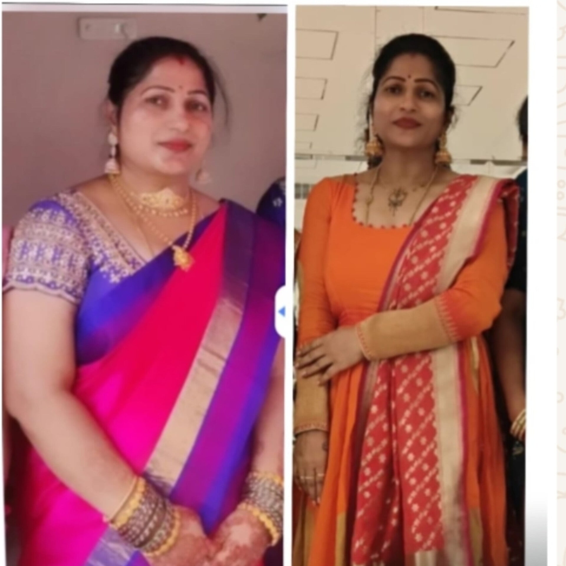 Before and after weight loss transformation using Akkira Foods Weight Loss Mix – Natural Meal Replacement – Real customer results showing visible fat loss
